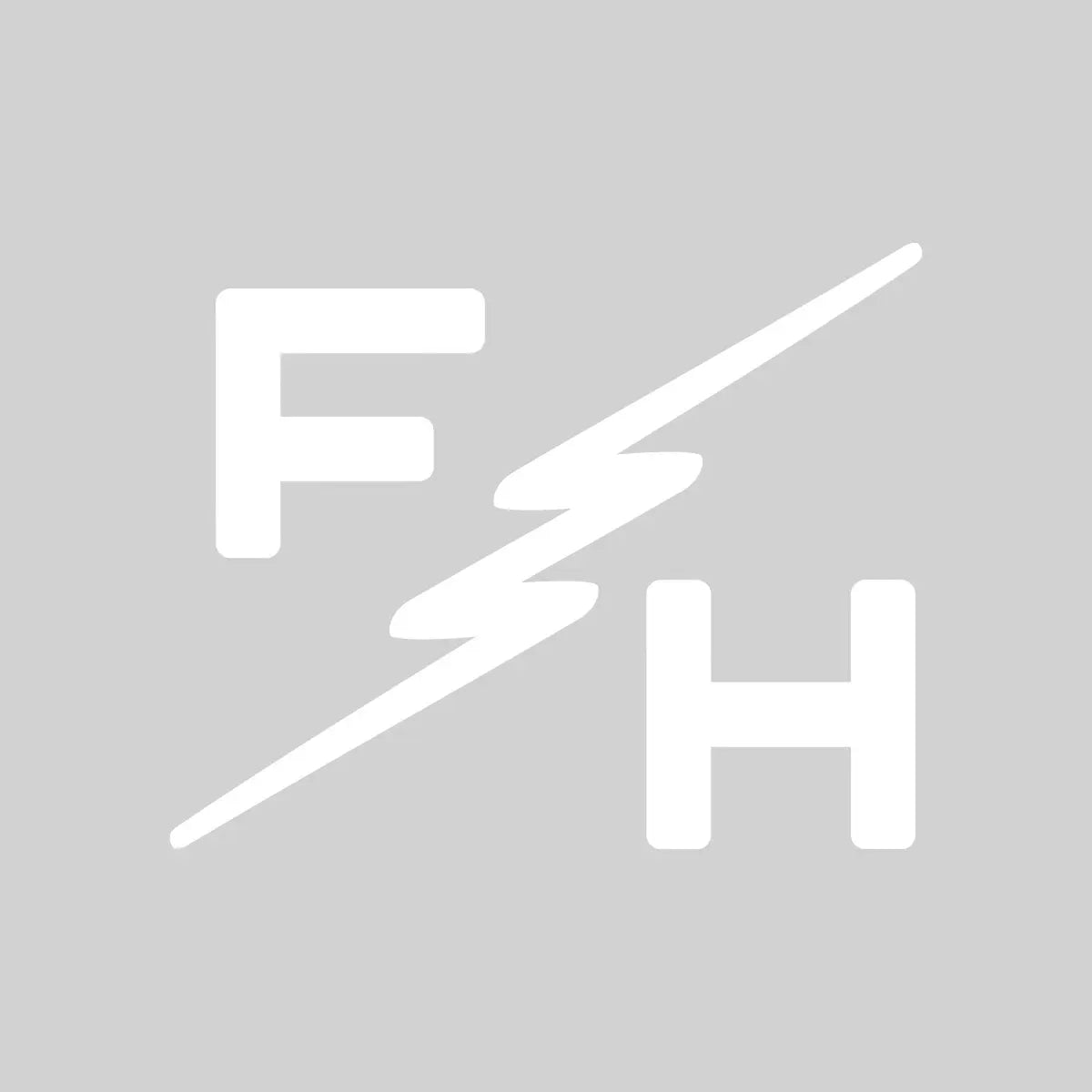 FH Icon Die Cut Sticker - White