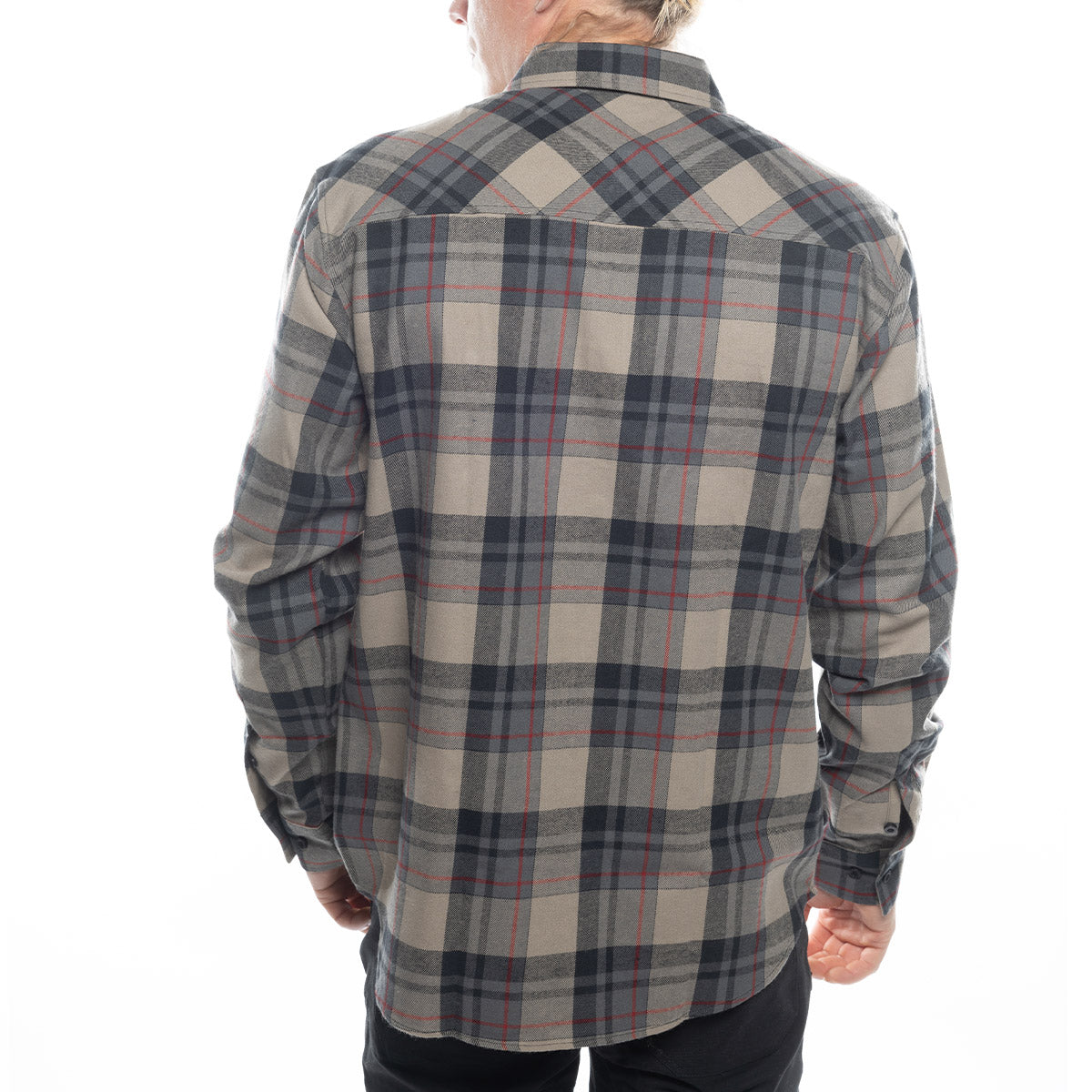 Saturday Night Special Flannel - Greige/Black