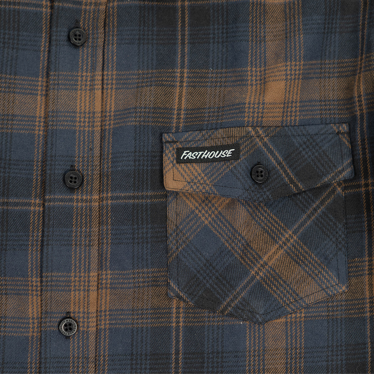 Saturday Night Special Flannel - Navy/Brown