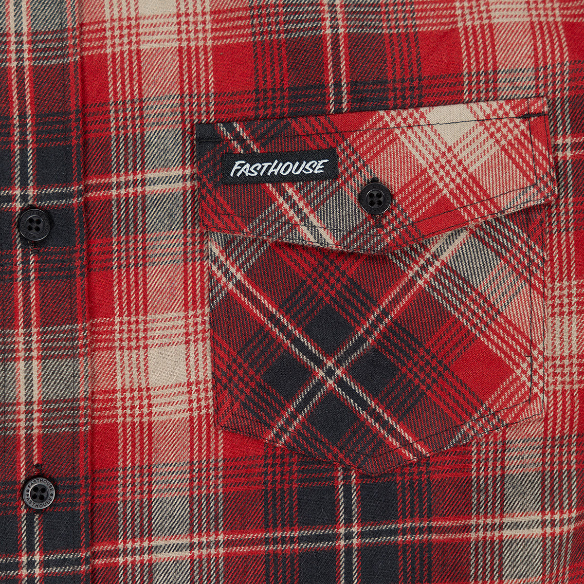 Saturday Night Special Flannel - Red/Black