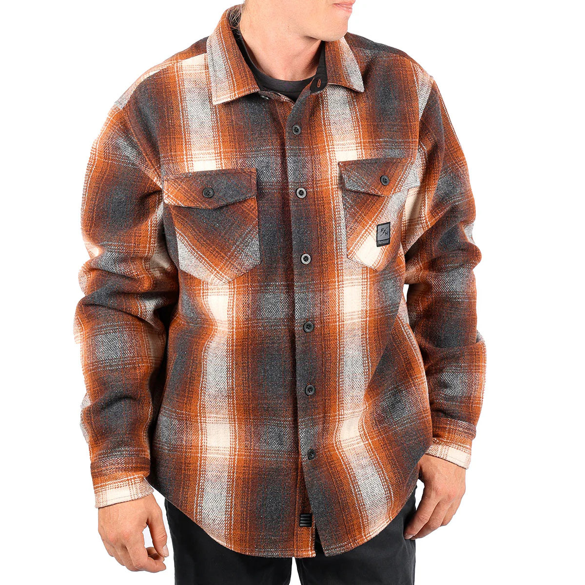 Folsom Heavyweight Flannel - Rust