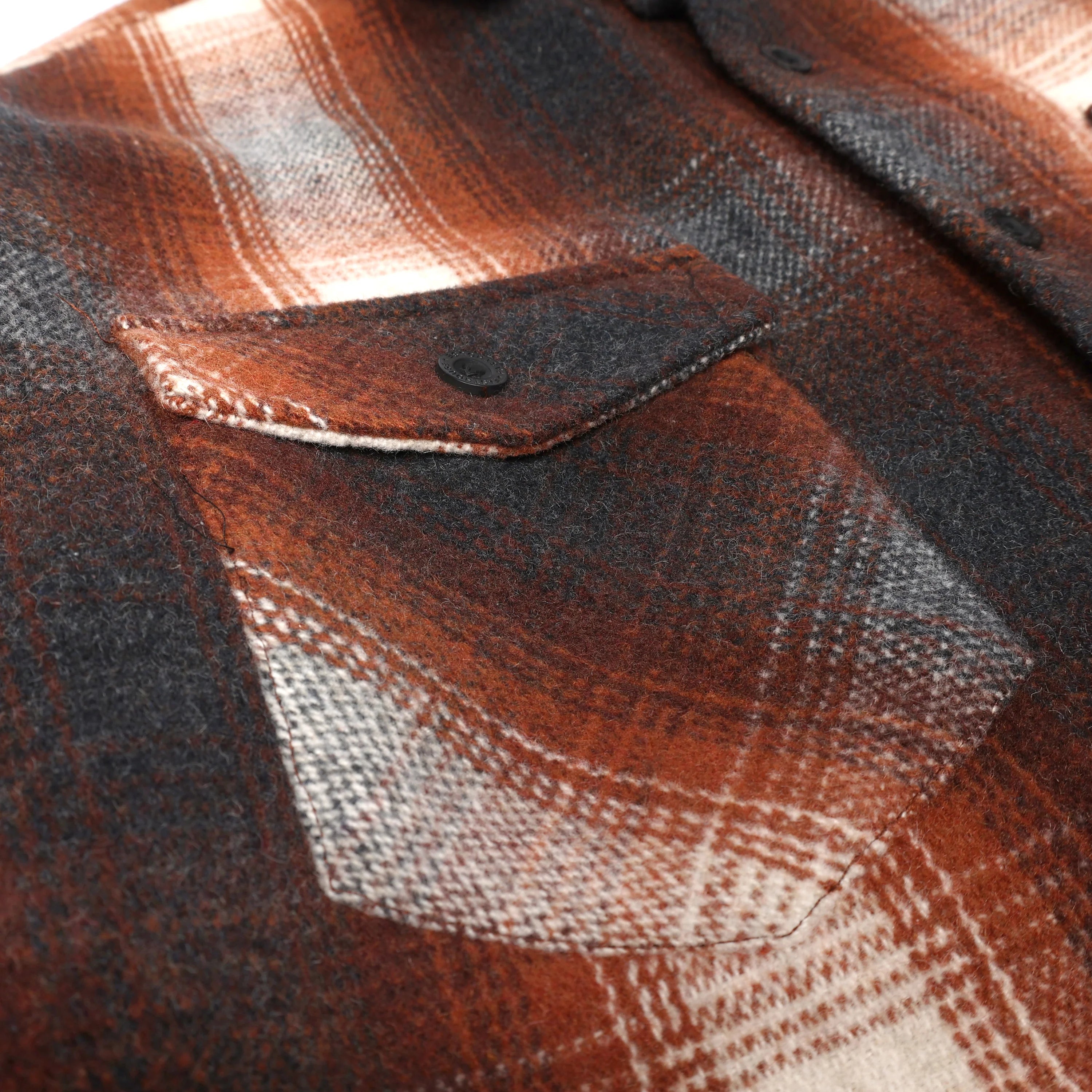 Folsom Heavyweight Flannel - Rust