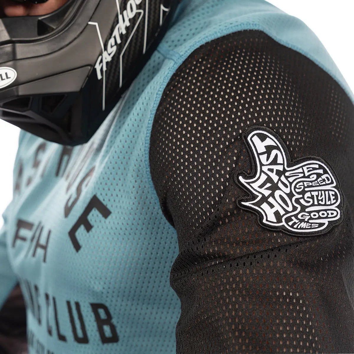 Grindhouse Air-Cooled Club Jersey, Light Indigo