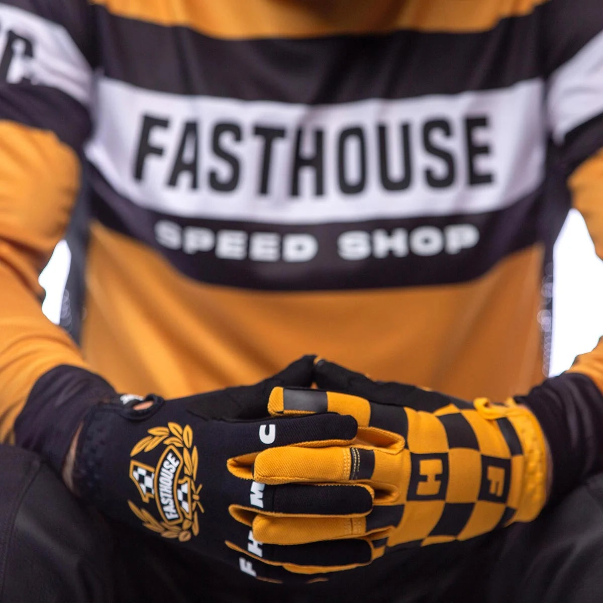 Grindhouse Analogue LS Jersey, Vintage Gold/Black