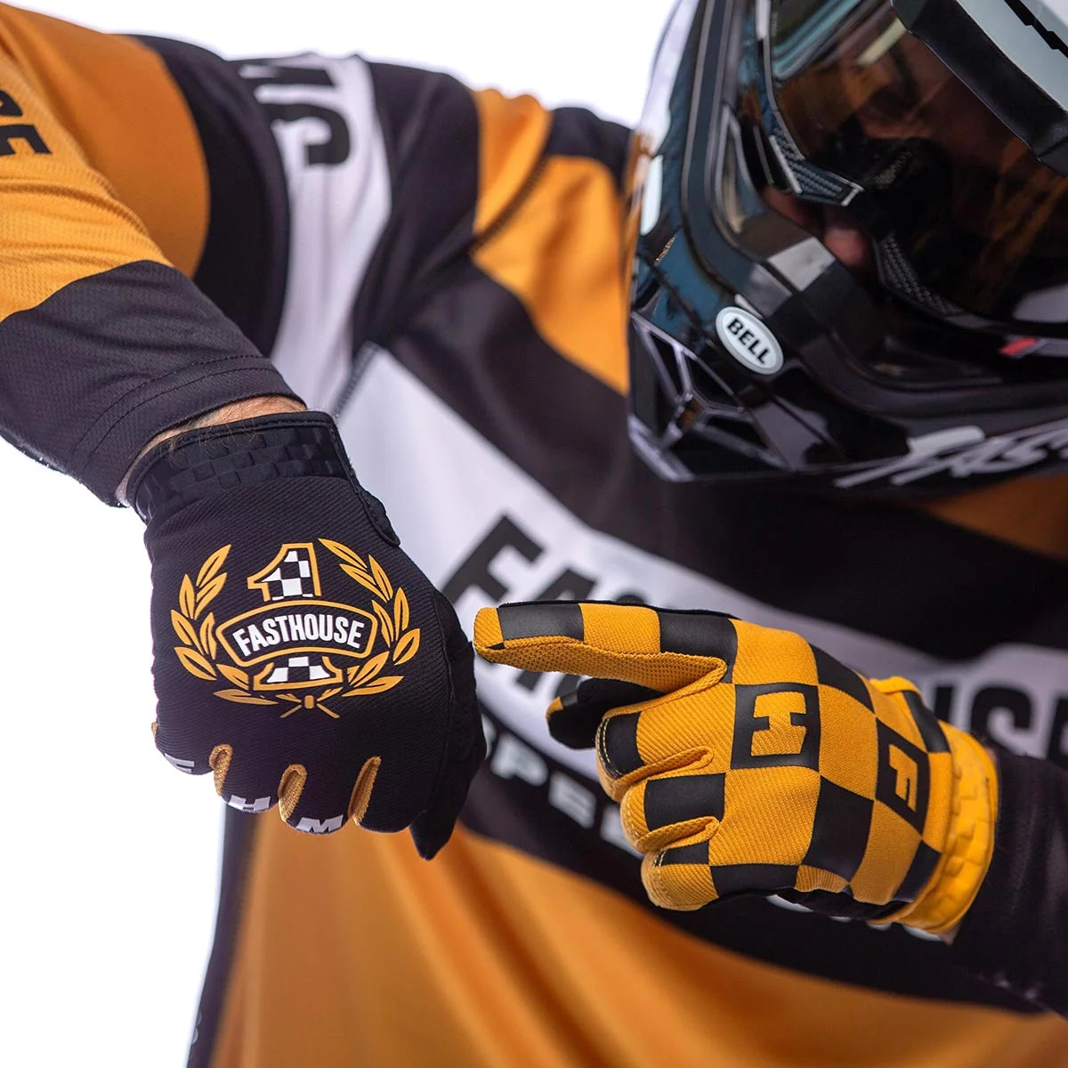 Speed Style Hero Glove, Black/Vintage Gold