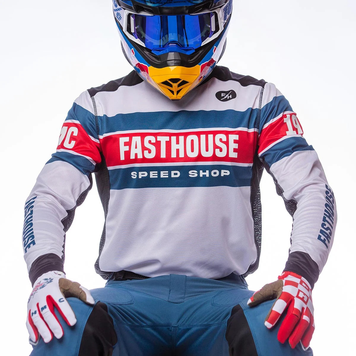 Grindhouse Analogue LS Jersey, White/Black