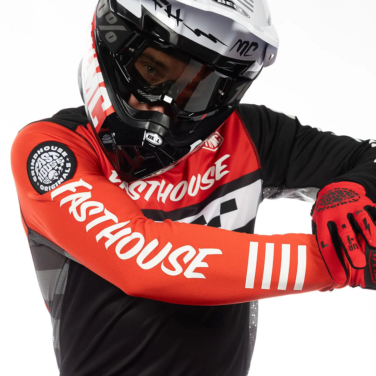 Grindhouse Atomic Jersey, Racing Red/Black
