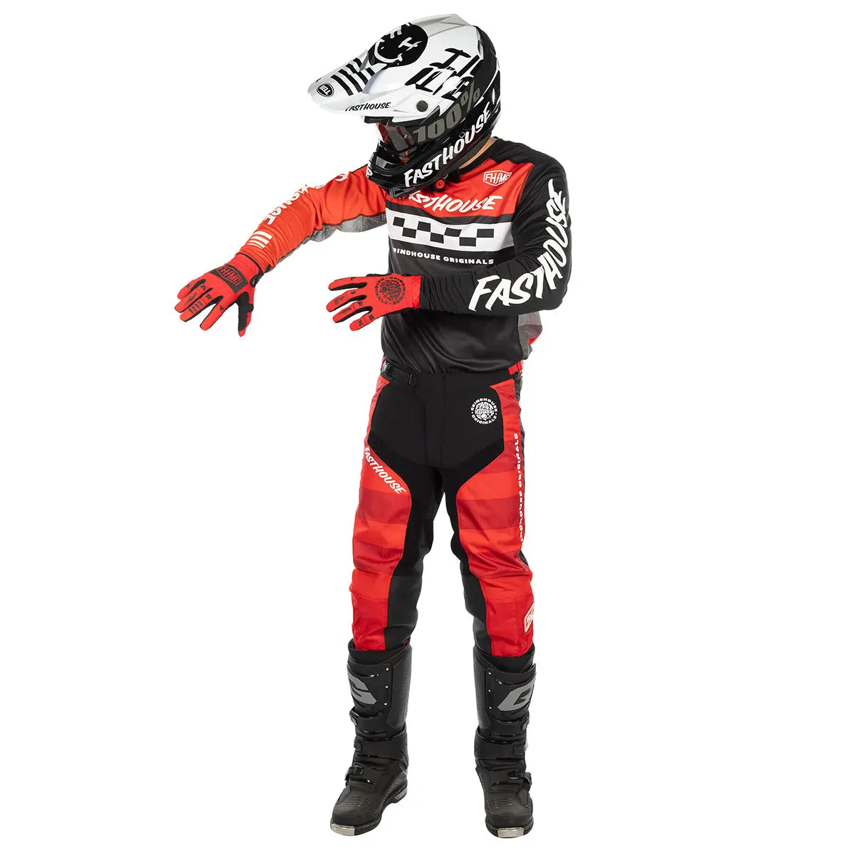 Grindhouse Atomic Jersey, Racing Red/Black