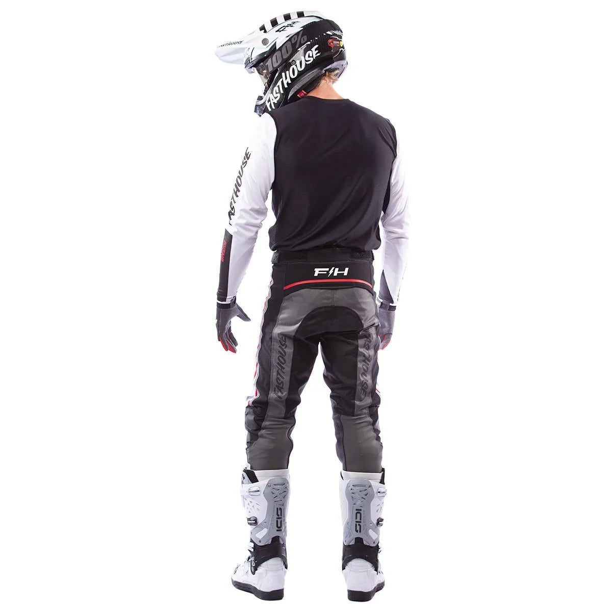 Grindhouse Pro Apex Pant, White/Red