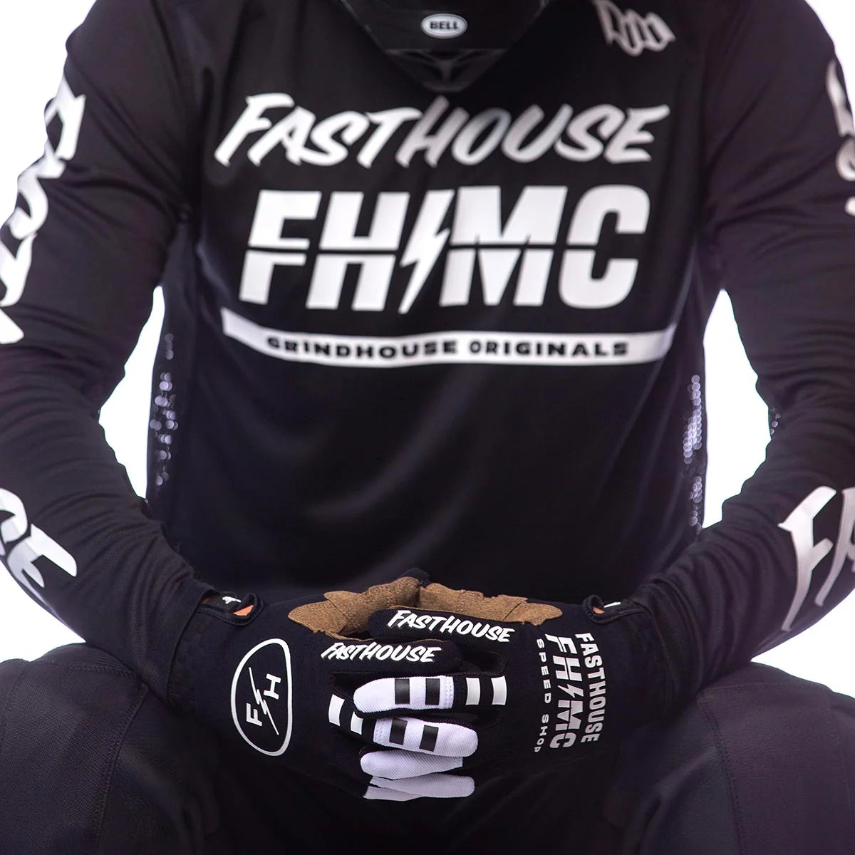 Grindhouse Score LS Jersey, Black/White