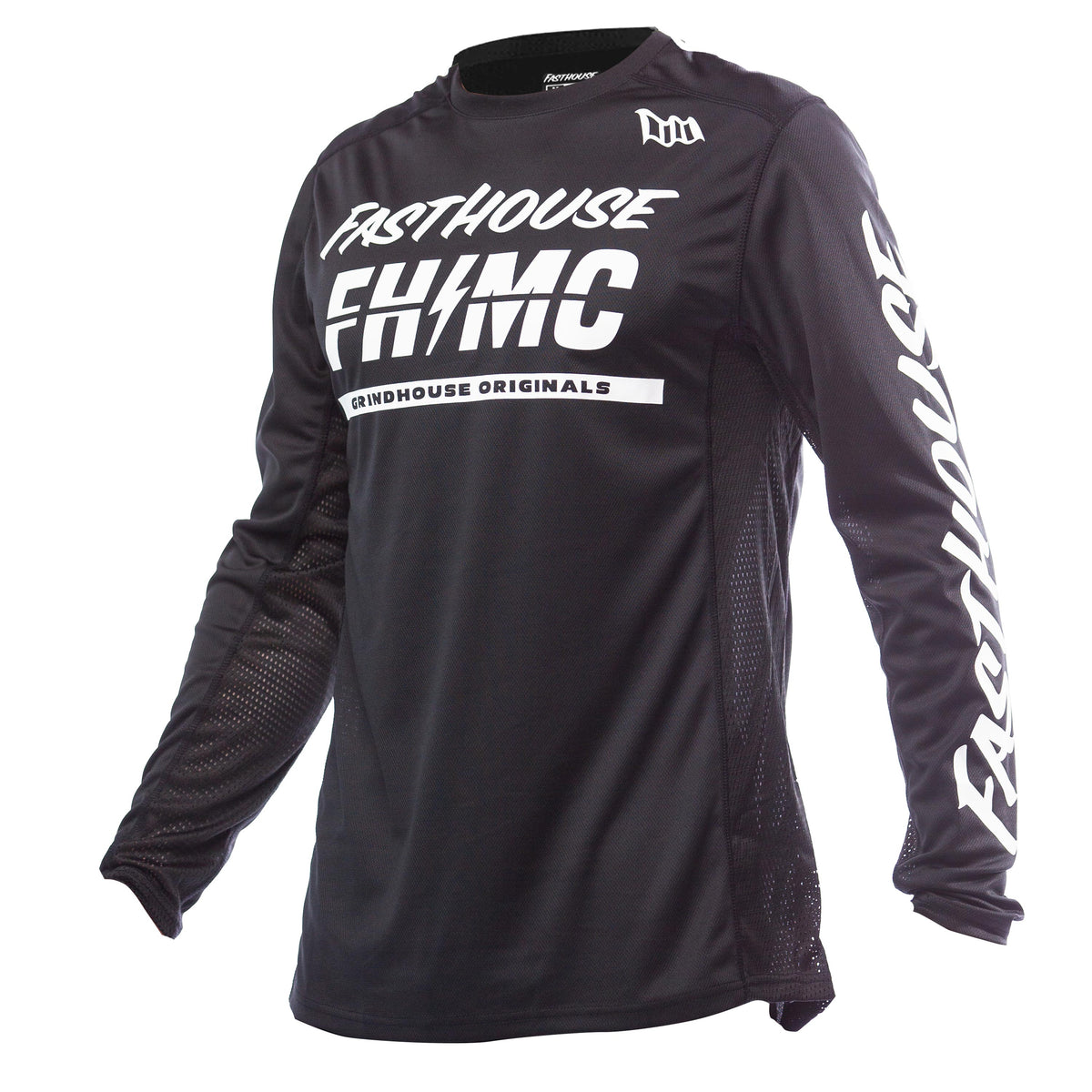 Grindhouse Score LS Jersey, Black/White