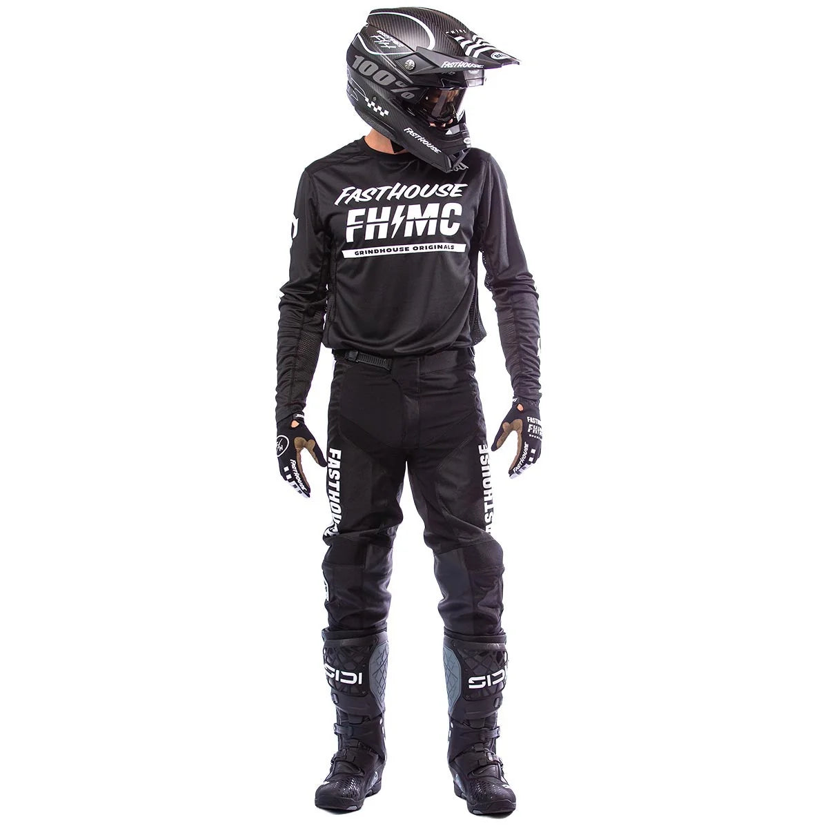 Grindhouse Score LS Jersey, Black/White