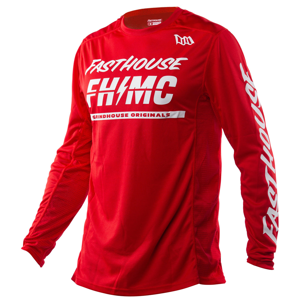 Grindhouse Score LS Jersey, Red/White
