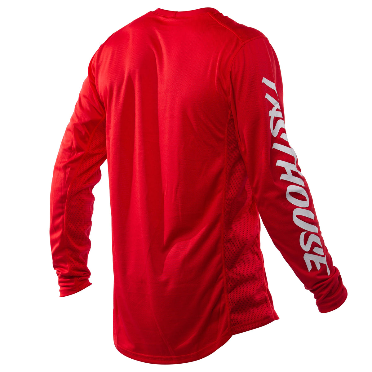 Grindhouse Score LS Jersey, Red/White
