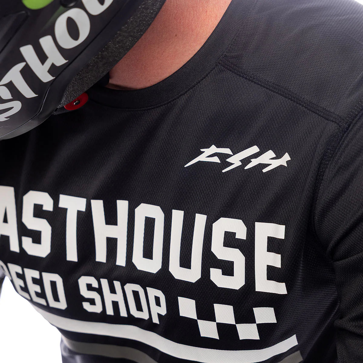 Grindhouse Hudson Jersey - Black/White