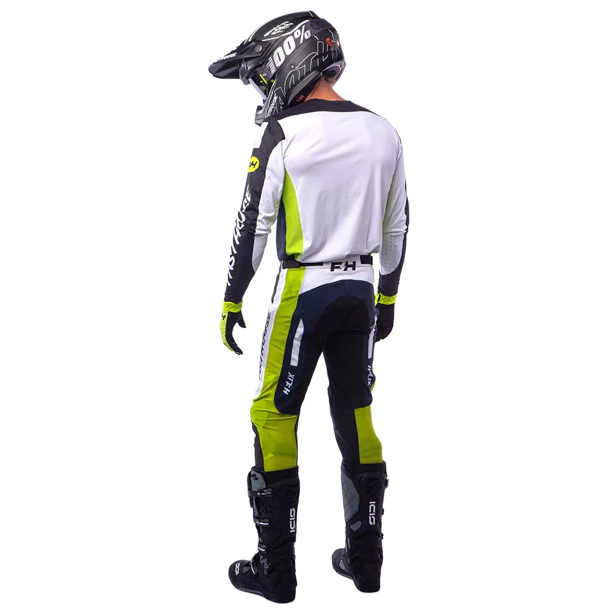 Helix Daytona Pant, Black/Flo Green