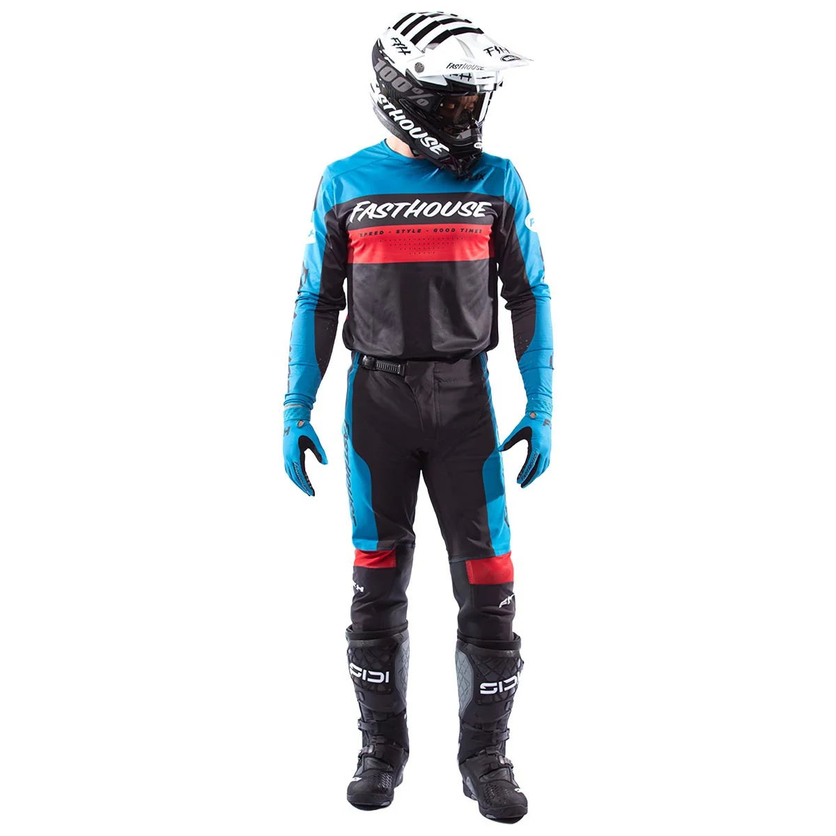 Helix Daytona Pant, Electric Blue/Black