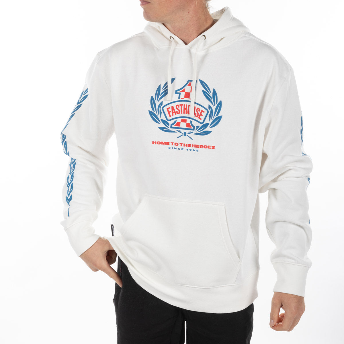 Heroes Hooded Pullover - White