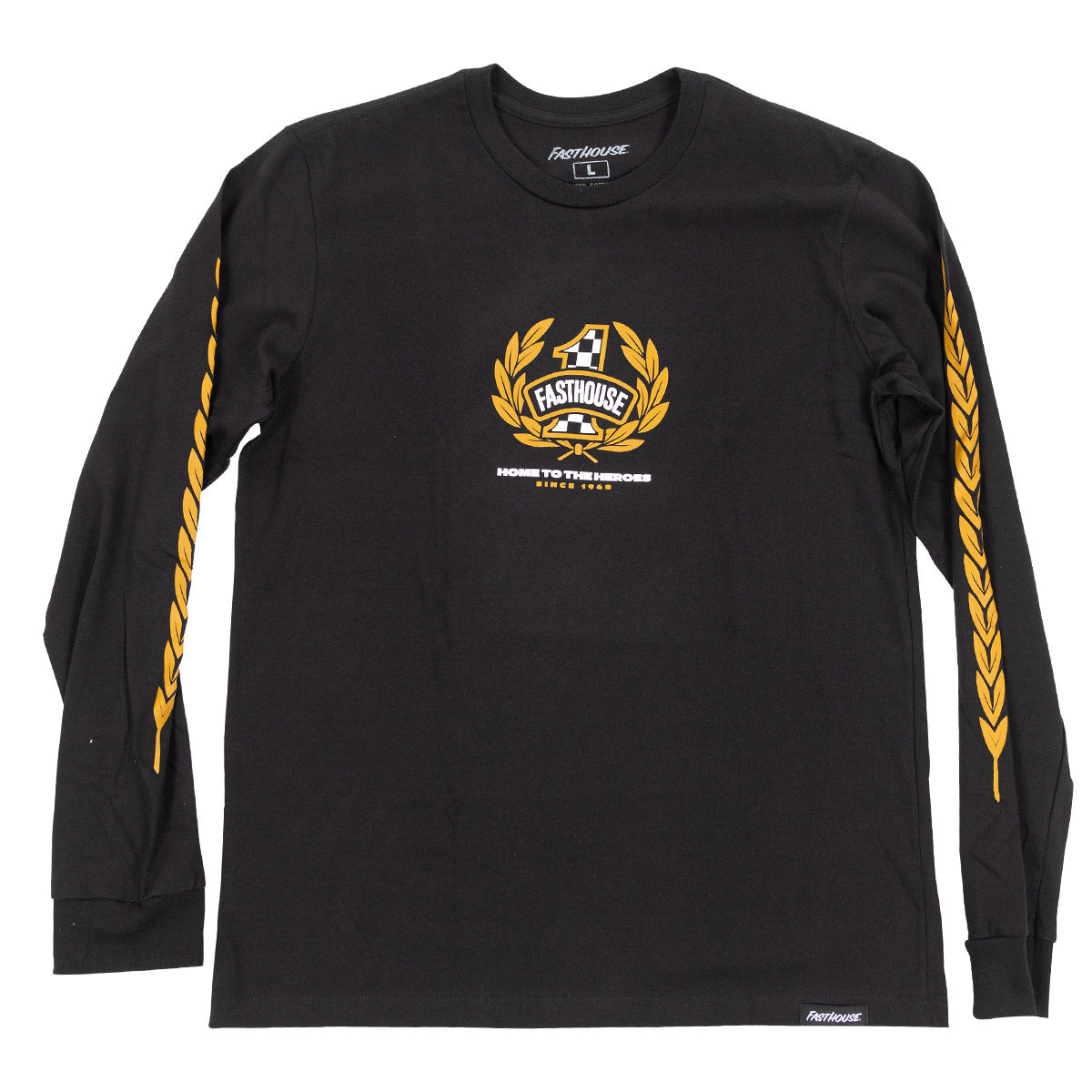 Heroes Long Sleeve Tee - Black