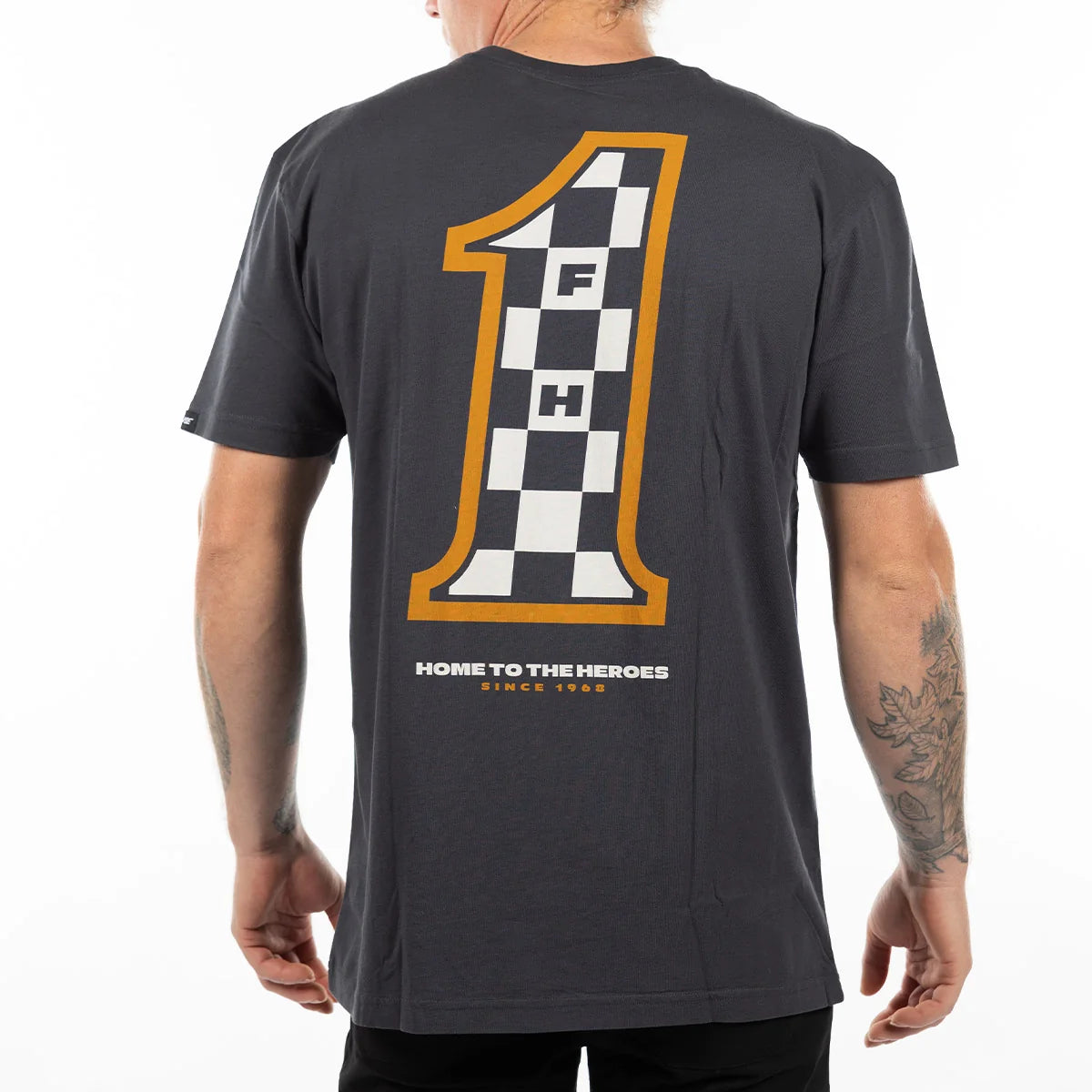 Heroes Tee - Graphite Black