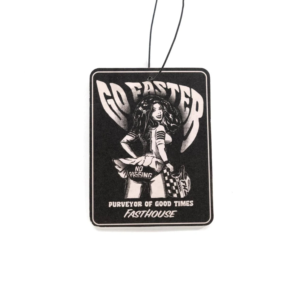Air Freshener No Pass Black