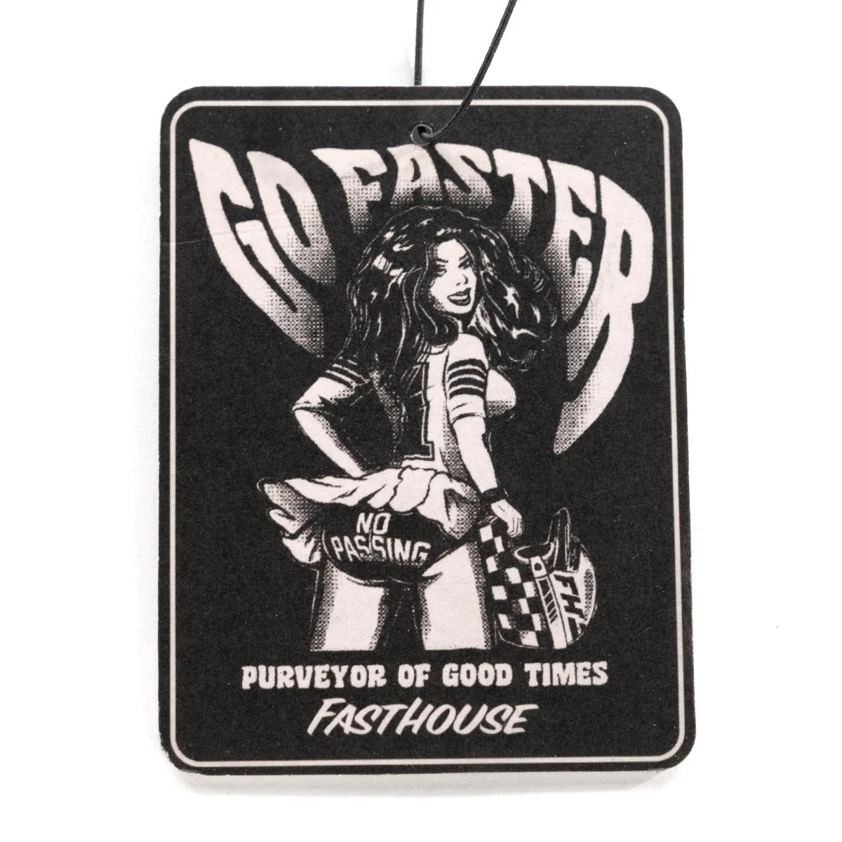 Air Freshener No Pass Black