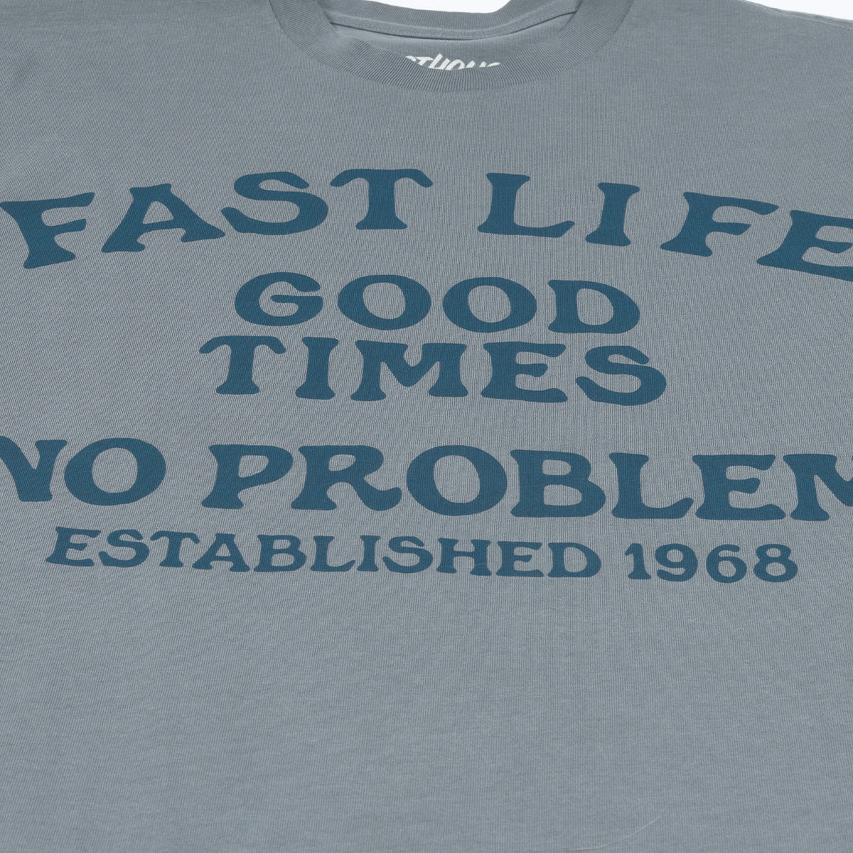 No Problem Tee - Denim