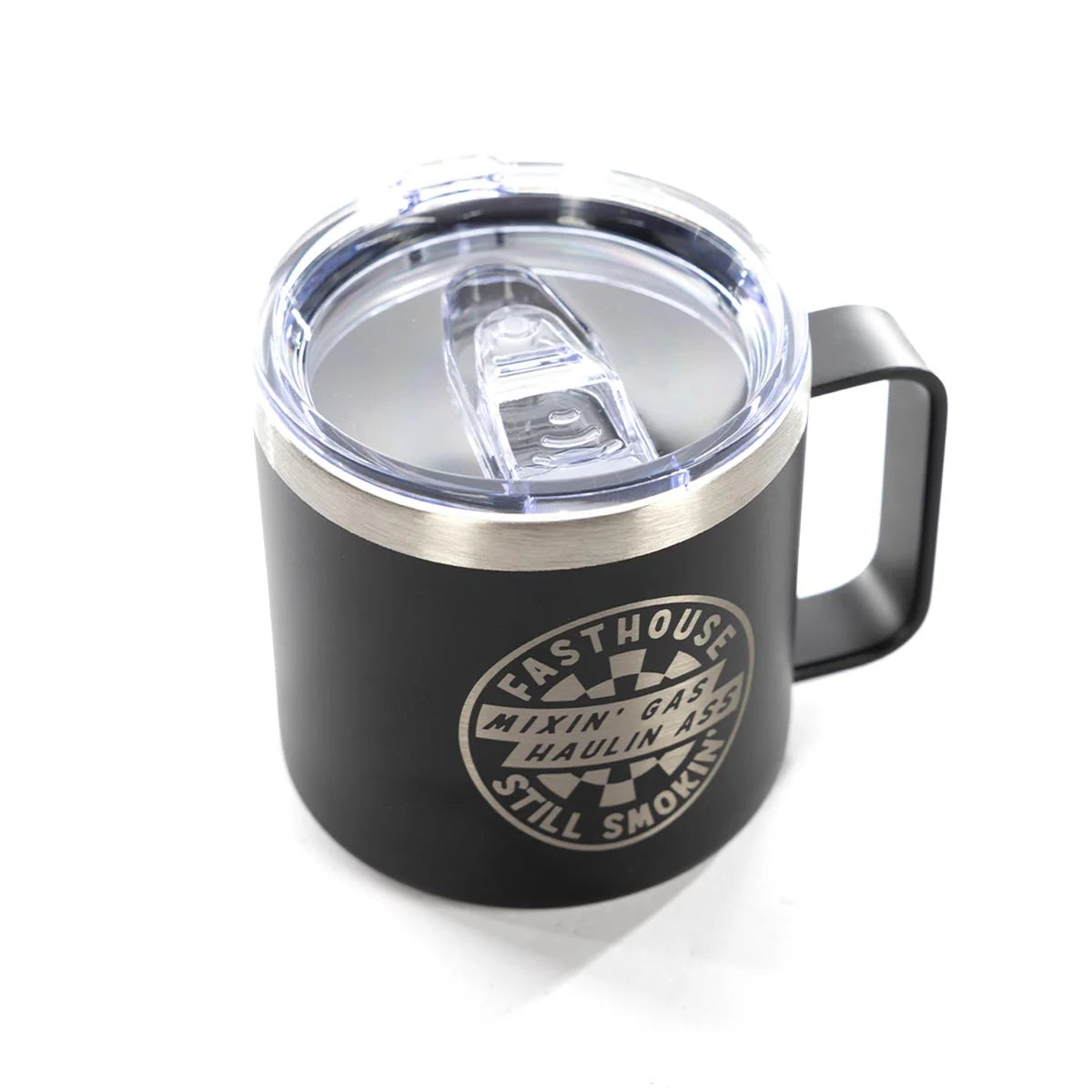 Oil Burner Insulated Travel Mug, Black