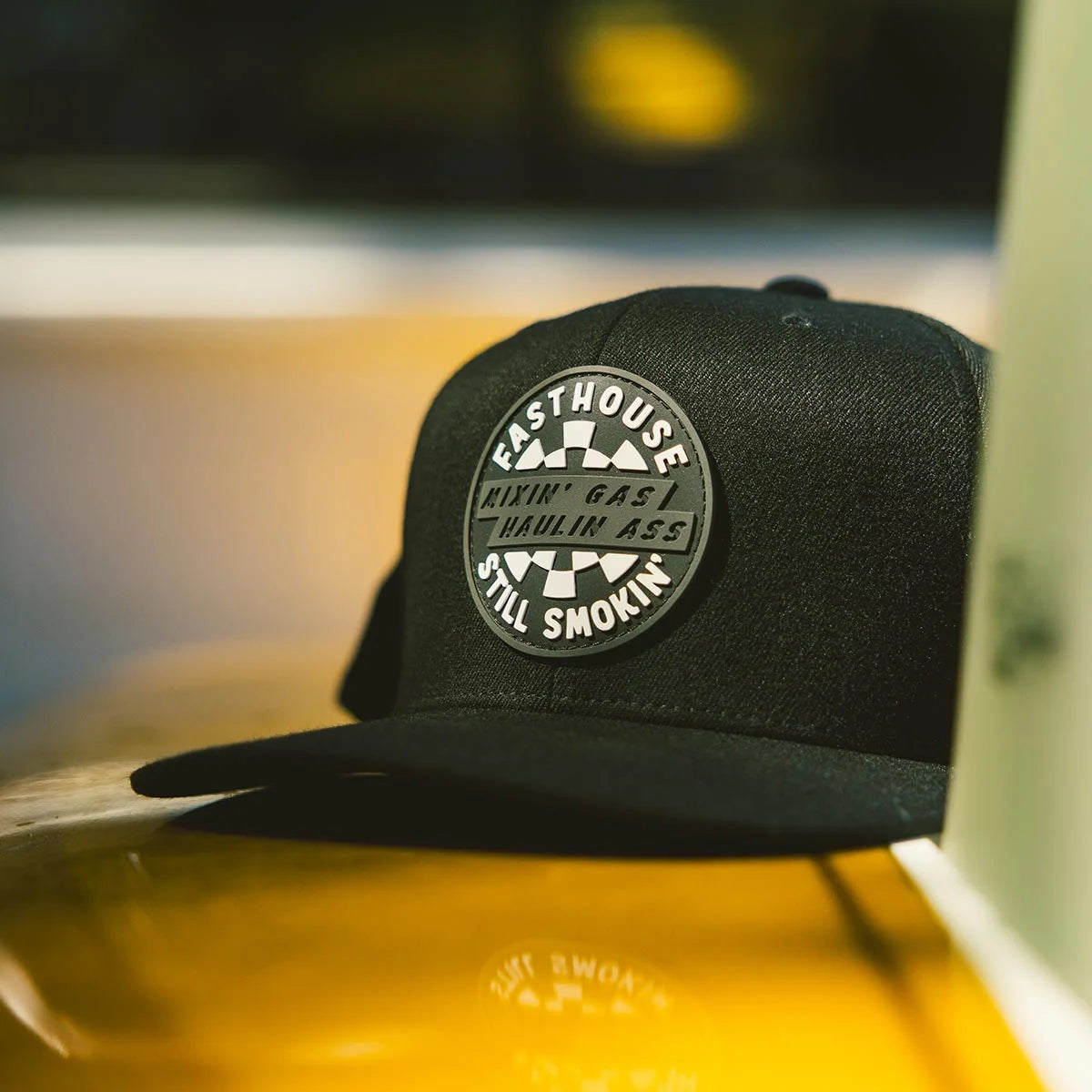 Oil Burner 110 Hat, Black