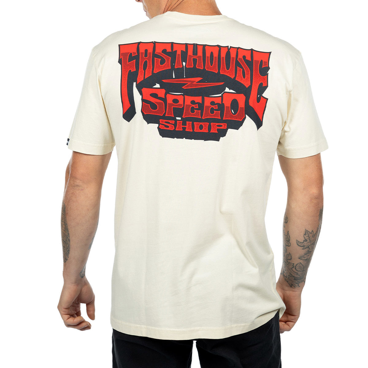 Record Tee - Natural