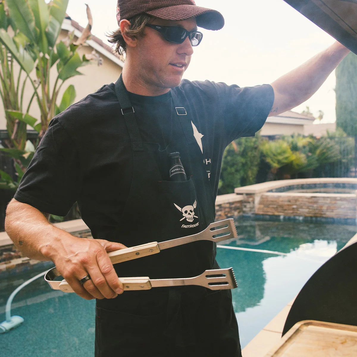 Rufus Canvas Apron Black
