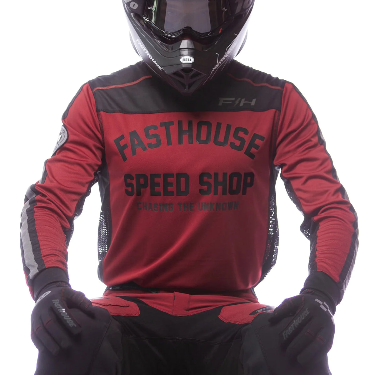 Sanguaro Petrol LS Jersey, Cardinal