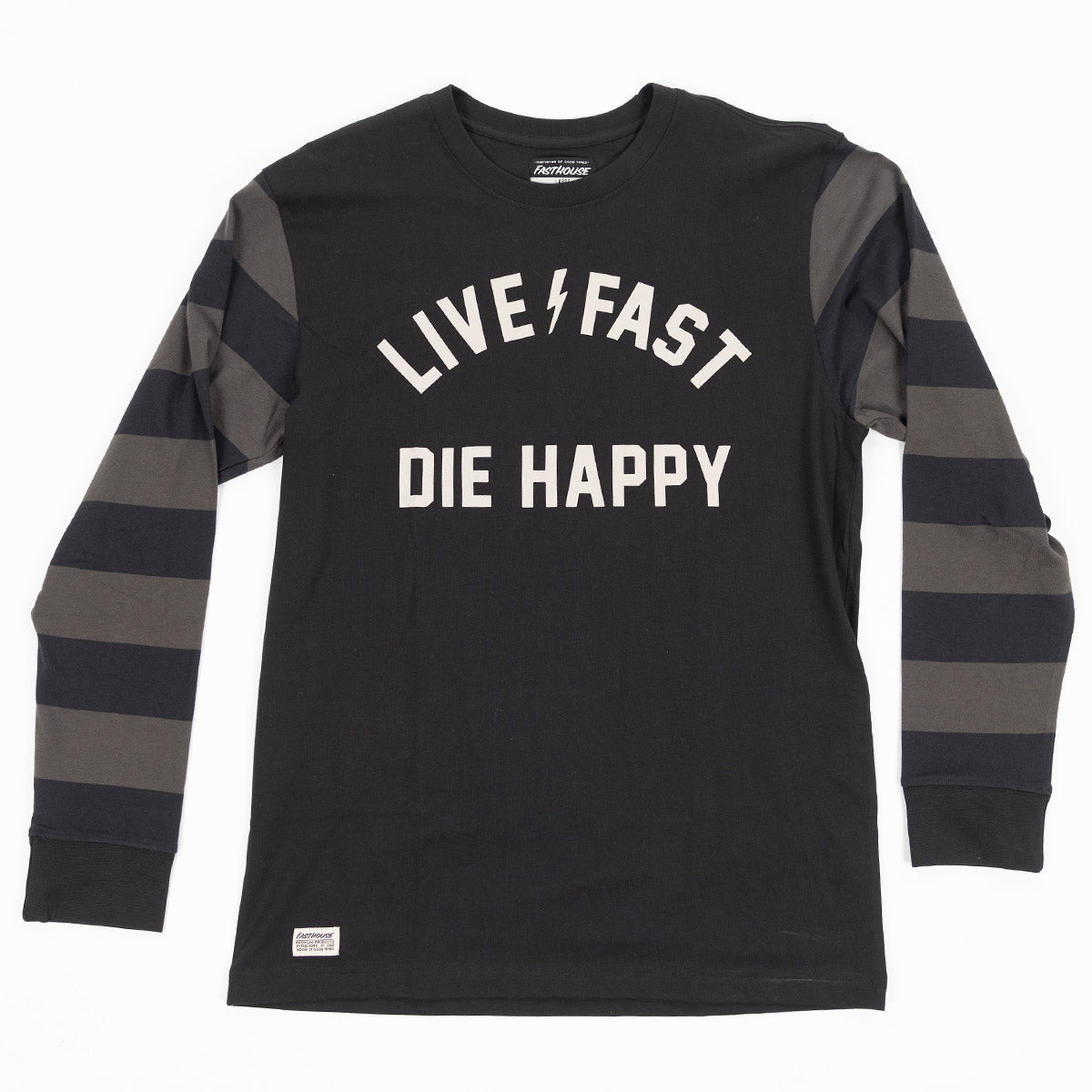 Sherwin Yarn Dye Long Sleeve Tee - Black