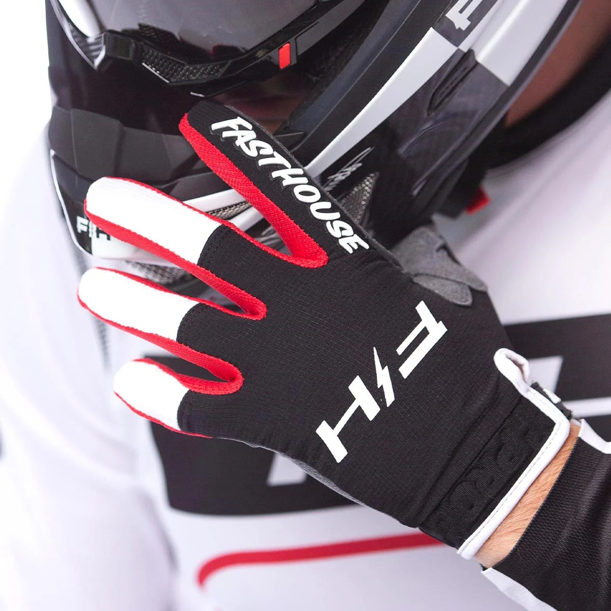 Grindhouse Pro Apex Glove, Black/White
