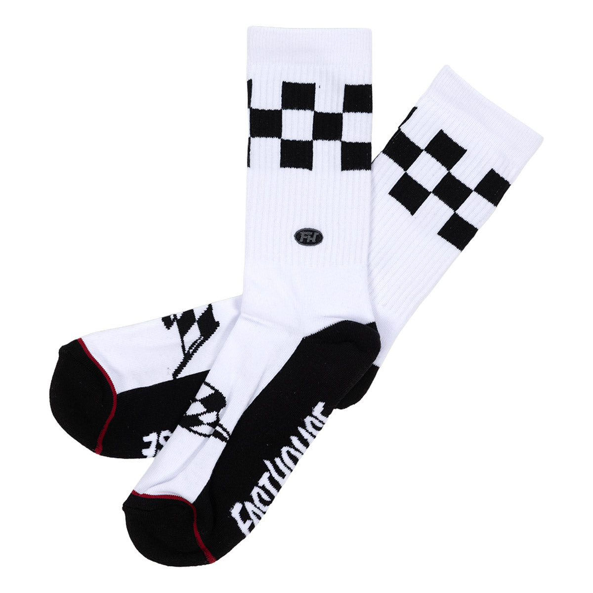 Vault Crew Sock - White/Black