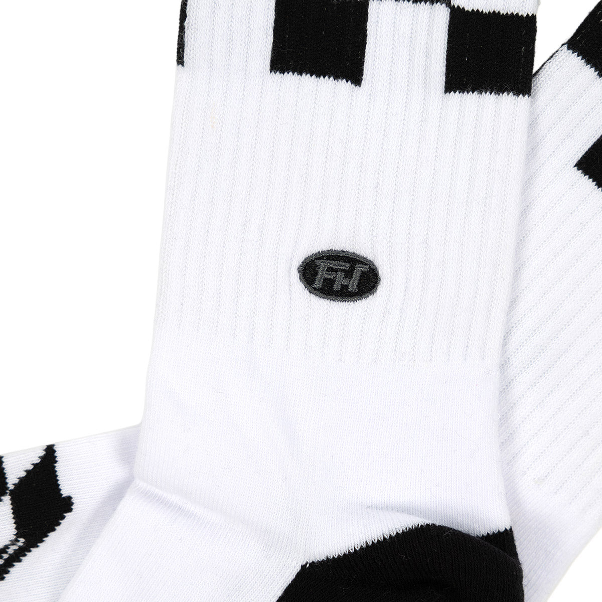 Vault Crew Sock - White/Black