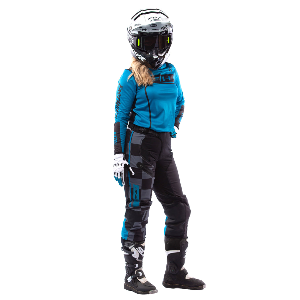 Women's Grindhouse Pro Apex LS Jersey, Electric Blue
