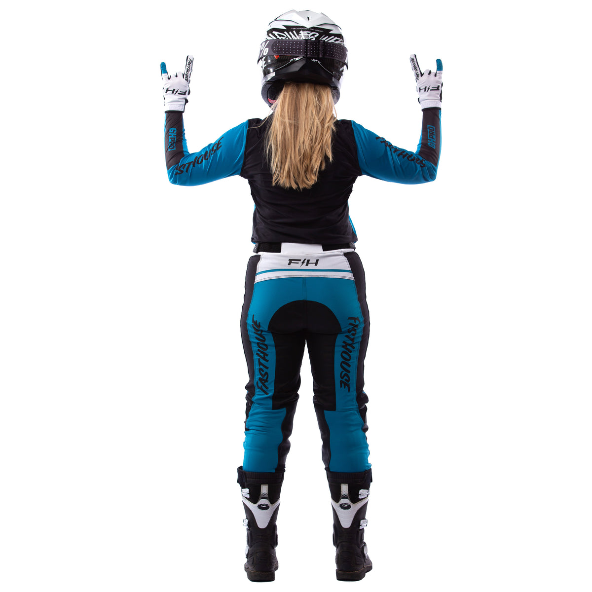 Women's Grindhouse Pro Apex LS Jersey, Electric Blue