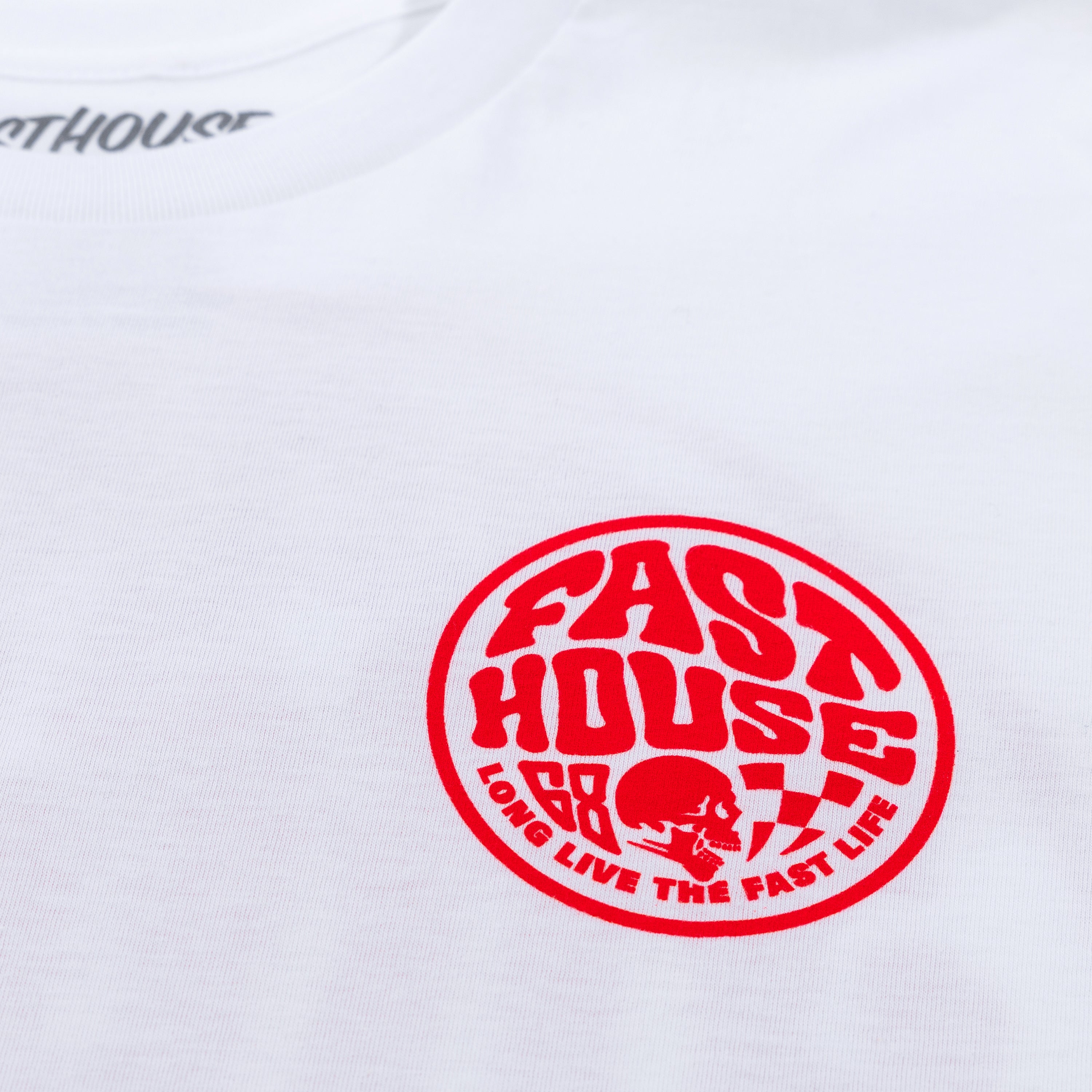 Waxed Tee - White
