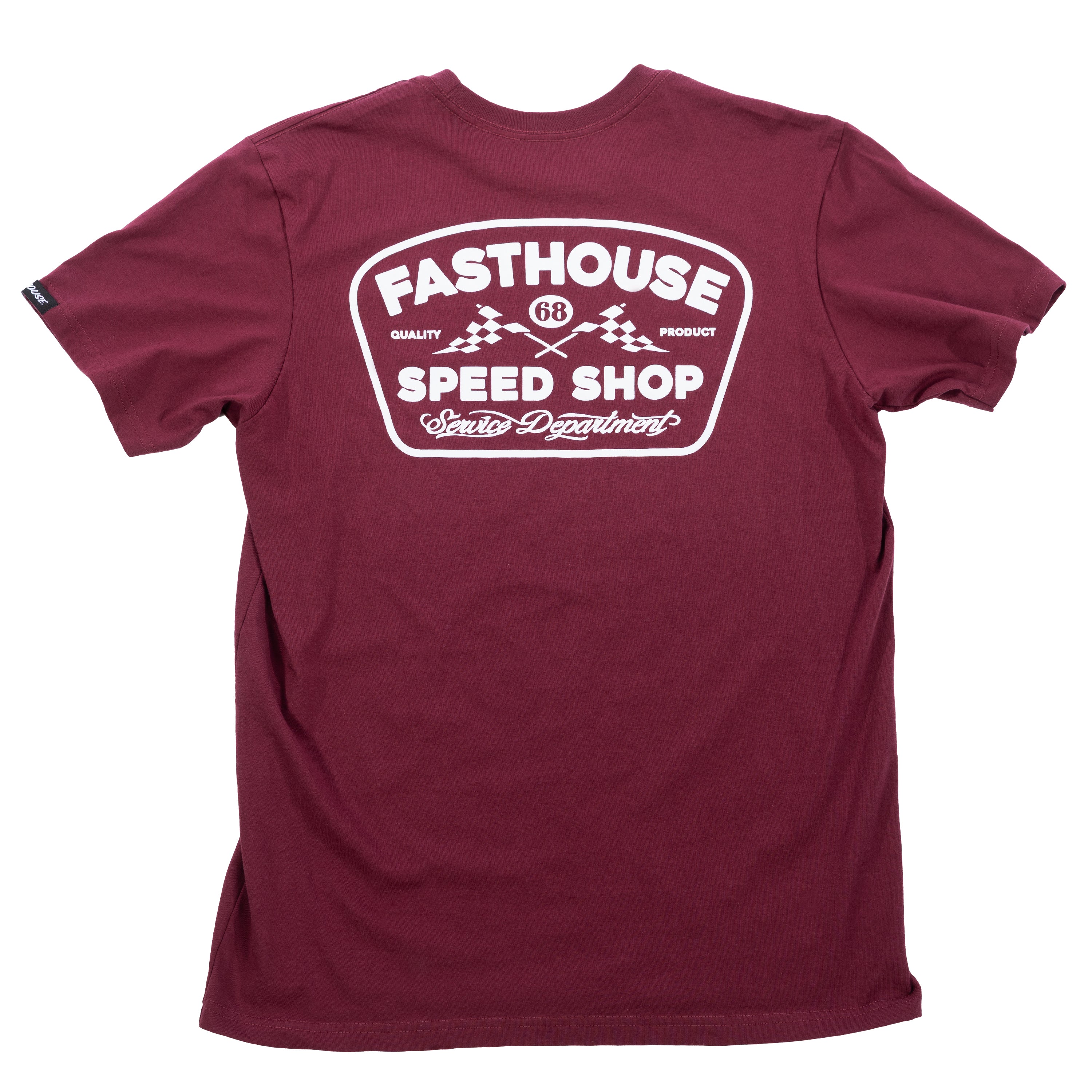 Wedged Tee - Maroon