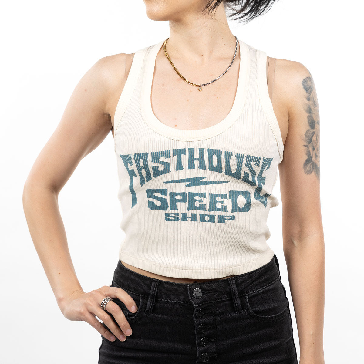 Women's Record Tank - Off White