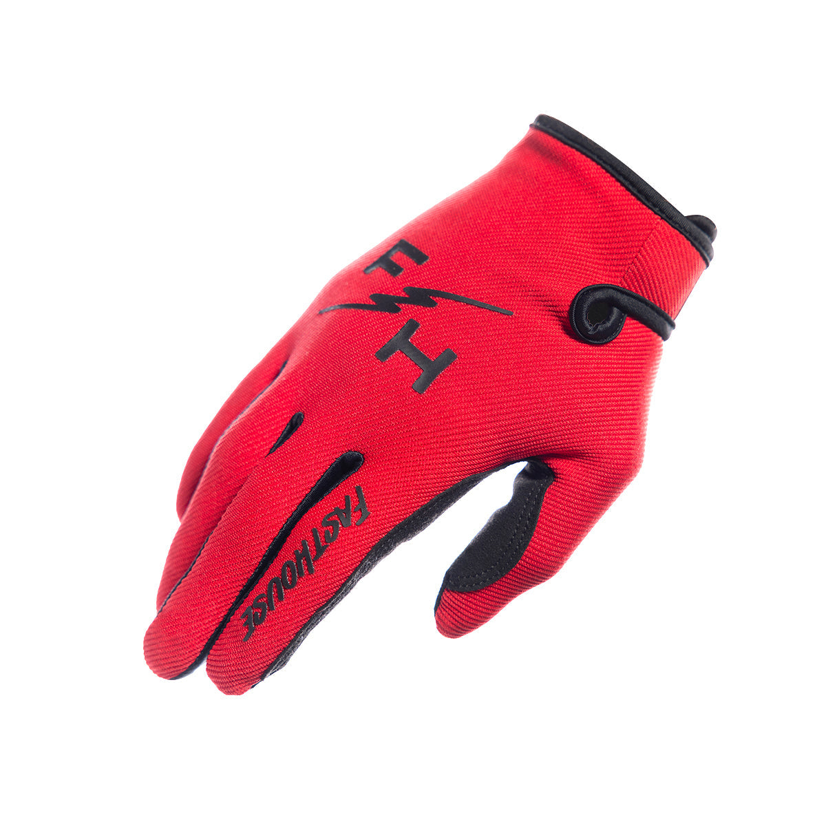 Youth Carbon Eternal Glove, Red - YXL