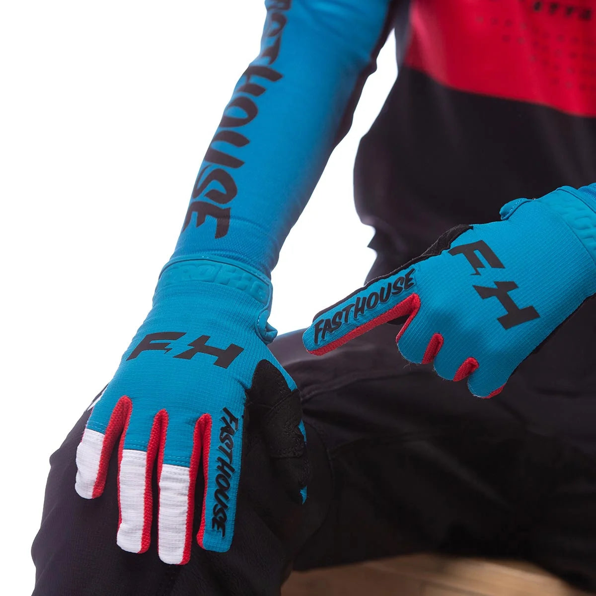 Youth Grindhouse Pro Apex Glove, Electric Blue
