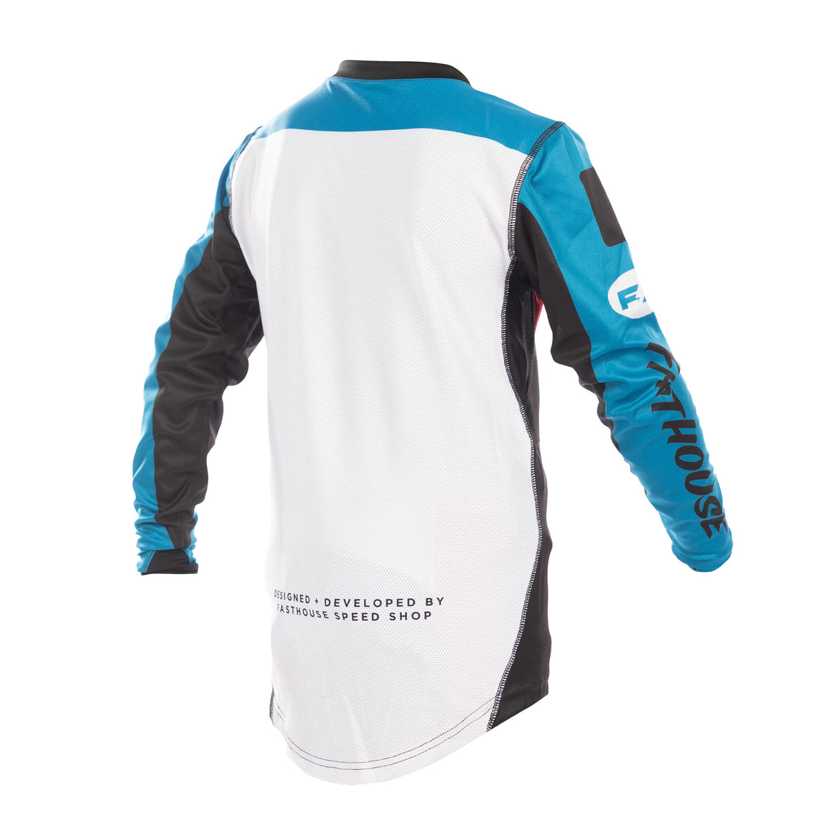 Youth Grindhouse Pro Daytona LS Jersey, Electric Blue/Black