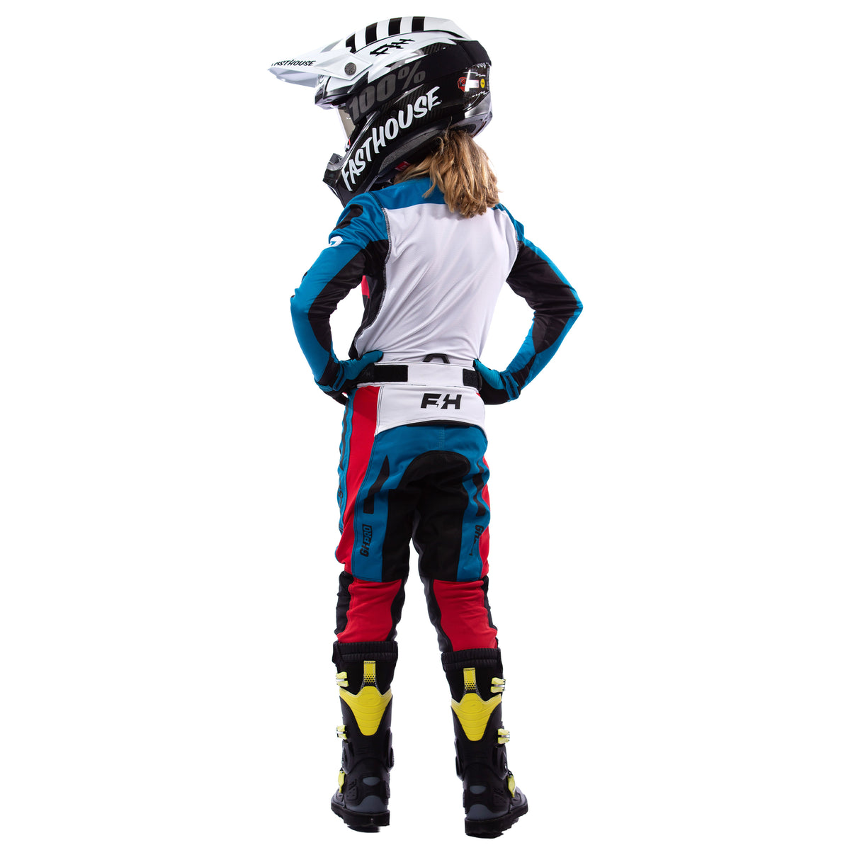 Youth Grindhouse Pro Daytona Pant, Electric Blue/Black
