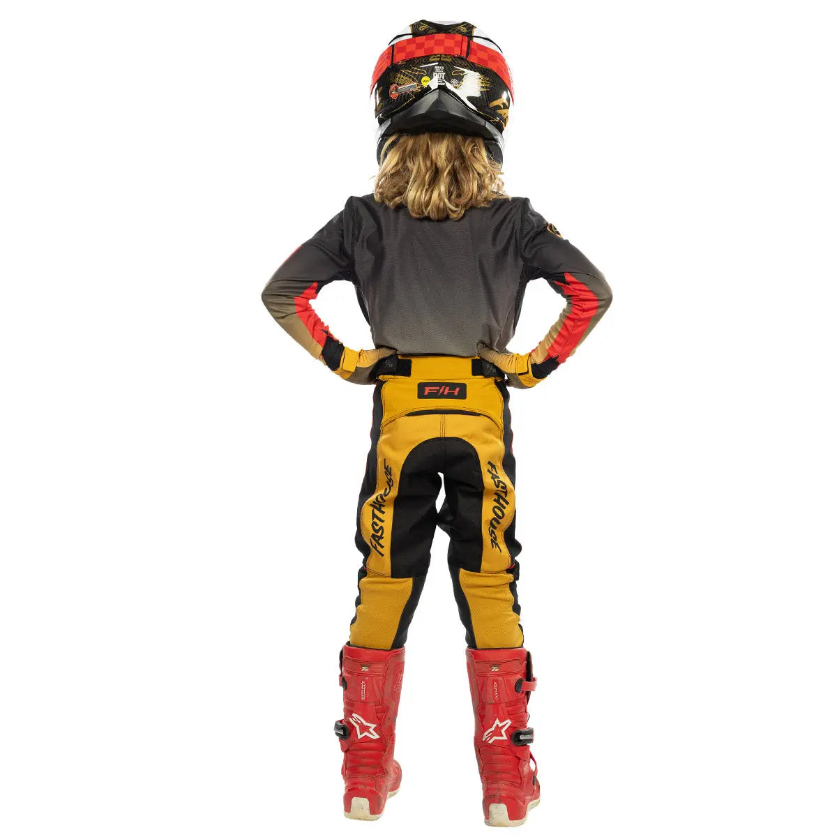 Youth Elrod React Jersey, Racing Red/Black