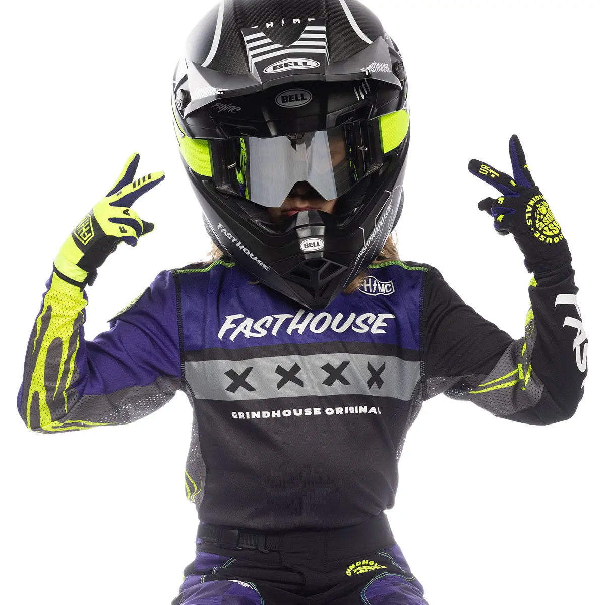 Youth Speed Style Atomic Glove, High Viz/Black