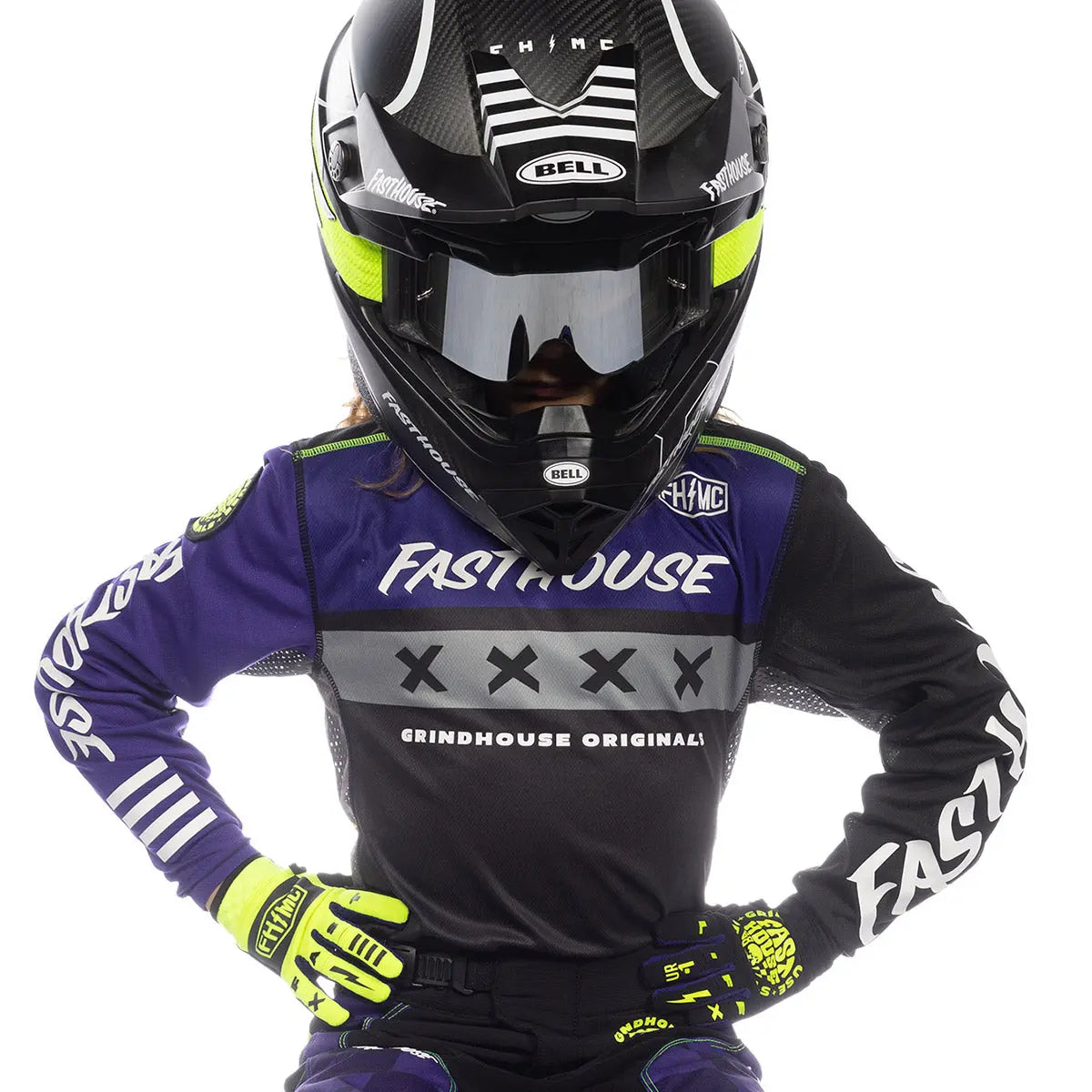 Youth Speed Style Atomic Glove, High Viz/Black