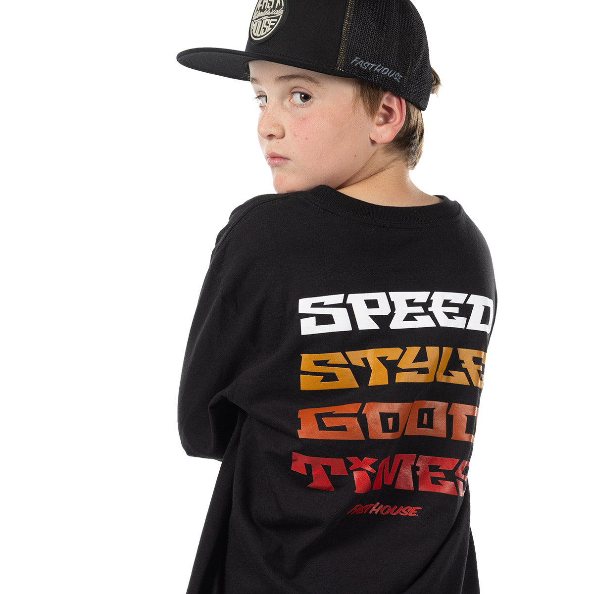 Youth Pillar Tee - Black