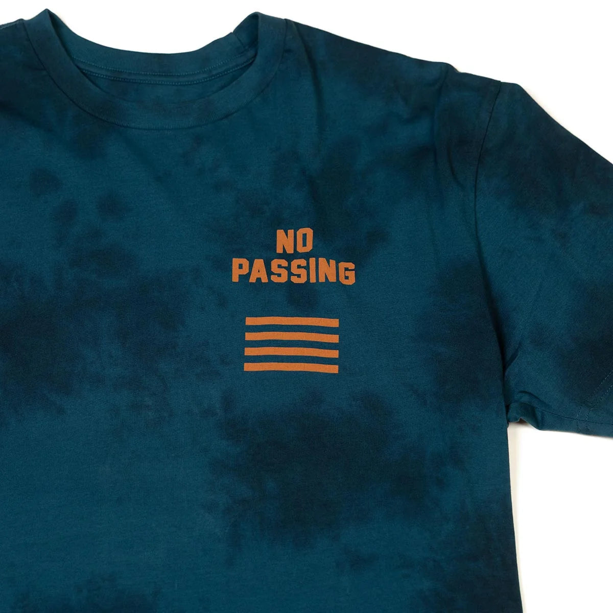 No Pass SS Tee, Indigo Crystal Wash